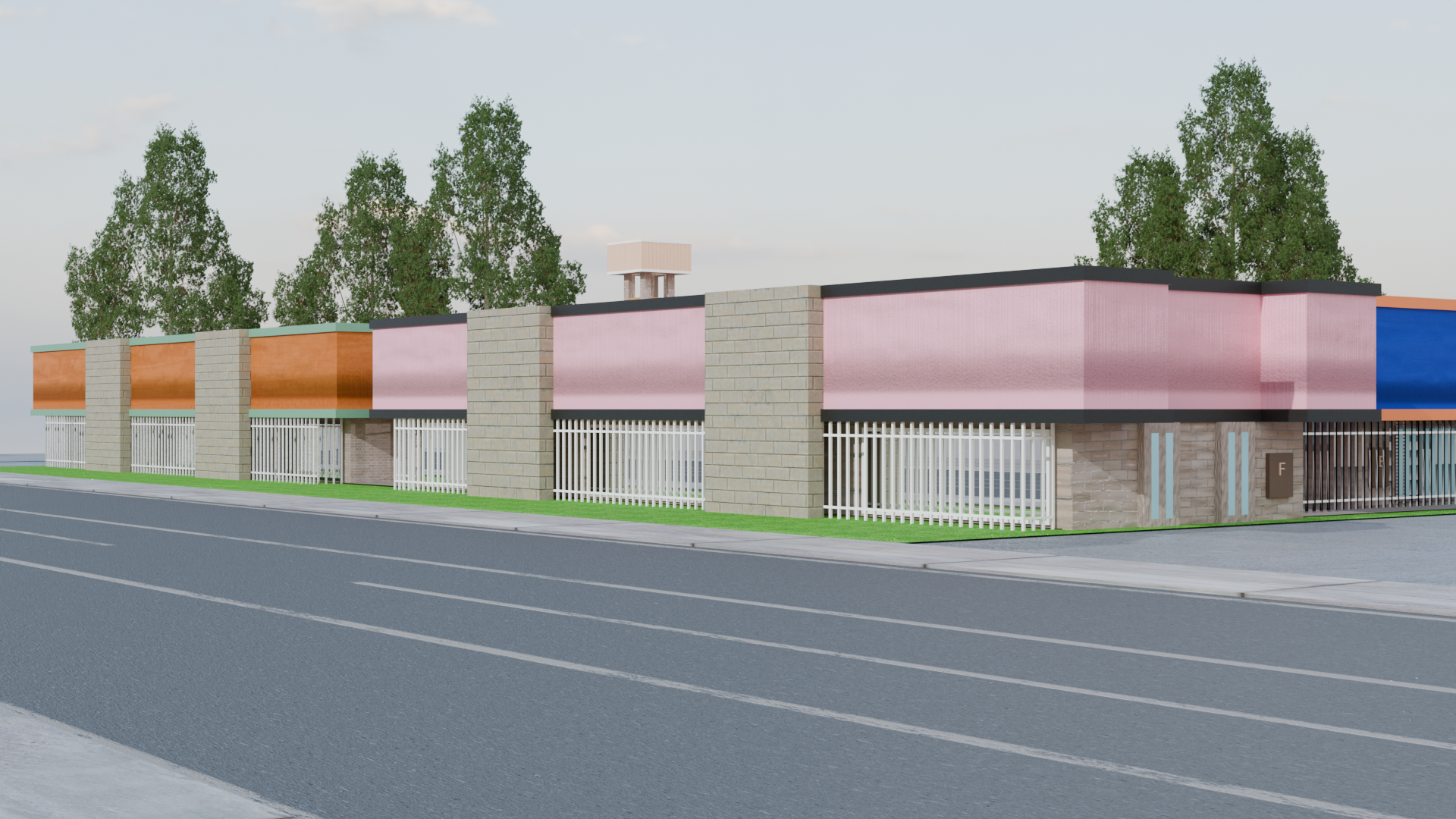 Plaza Rendering